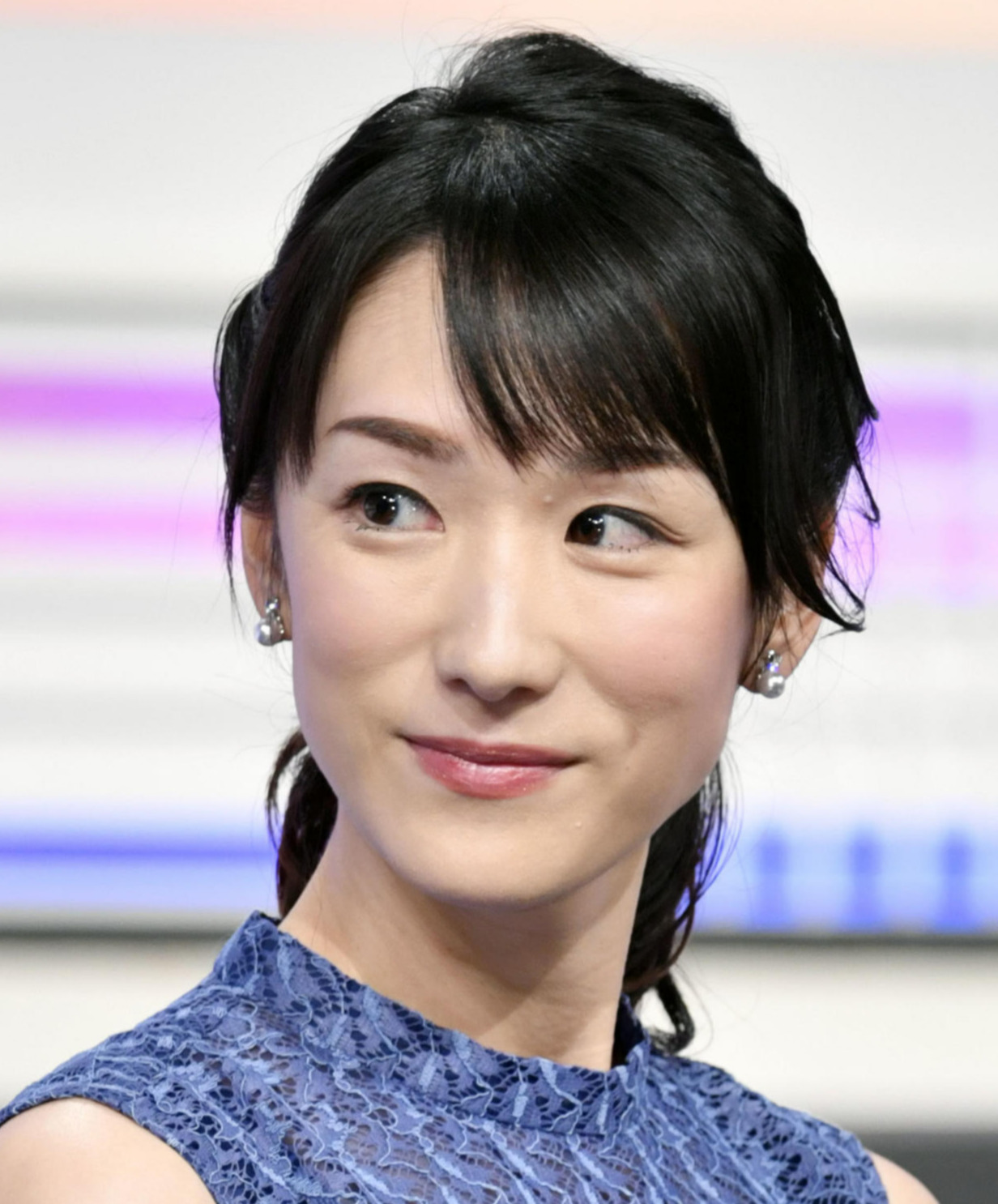 堂真理子アナウンサー（2018年10月18日撮影）