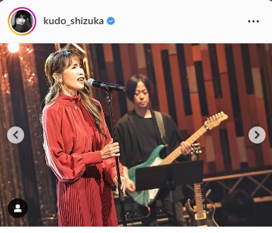 工藤静香インスタグラムより