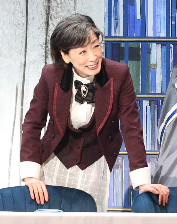 舞台「8人の女たち」の公開ゲネプロでシャネル役を演じる久世星佳（撮影・藤塚大輔）