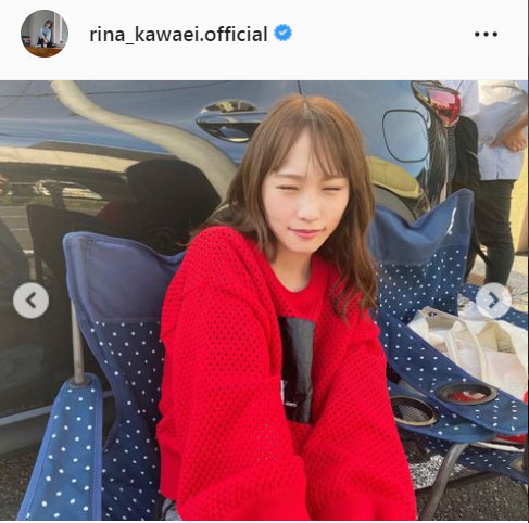 川栄李奈のインスタグラムより