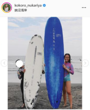 忽滑谷こころアナウンサーのインスタグラムより