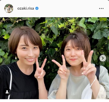 尾崎里紗インスタグラムより