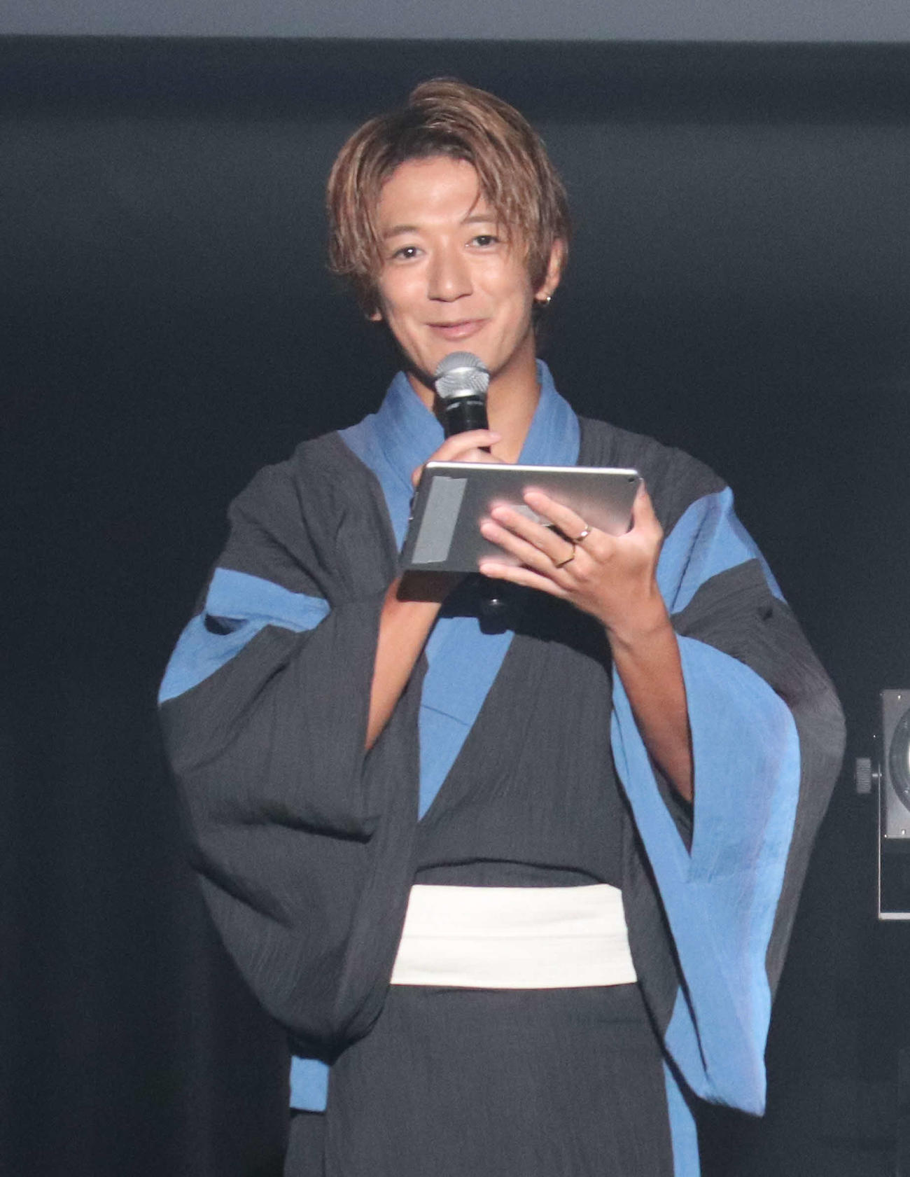 ライバーイベント「321夏祭り2022」にMCとして出席した大倉士門（撮影・加藤理沙）