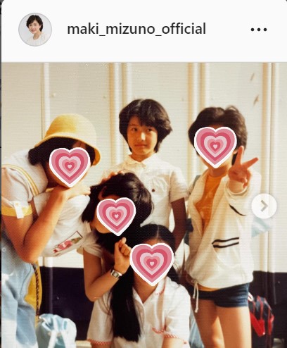 水野真紀インスタグラムより