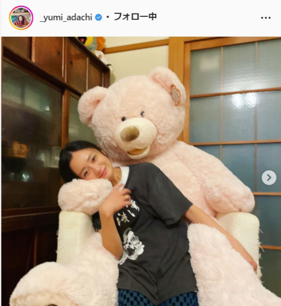 安達祐実インスタグラムより