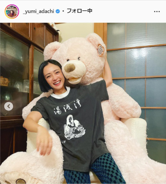 安達祐実インスタグラムより