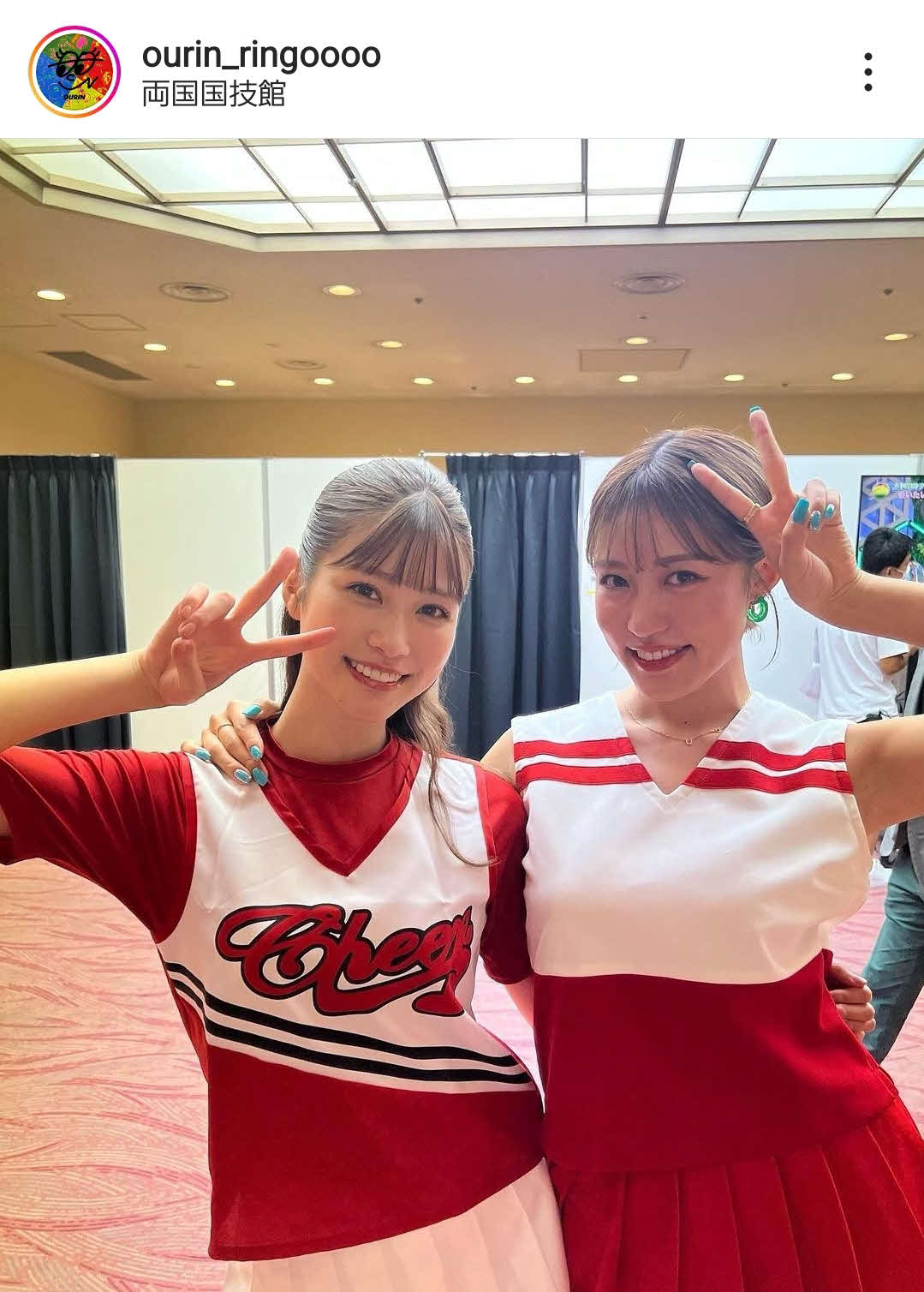 24時間テレビ出演時の模様をアップ（王林インスタグラムより）