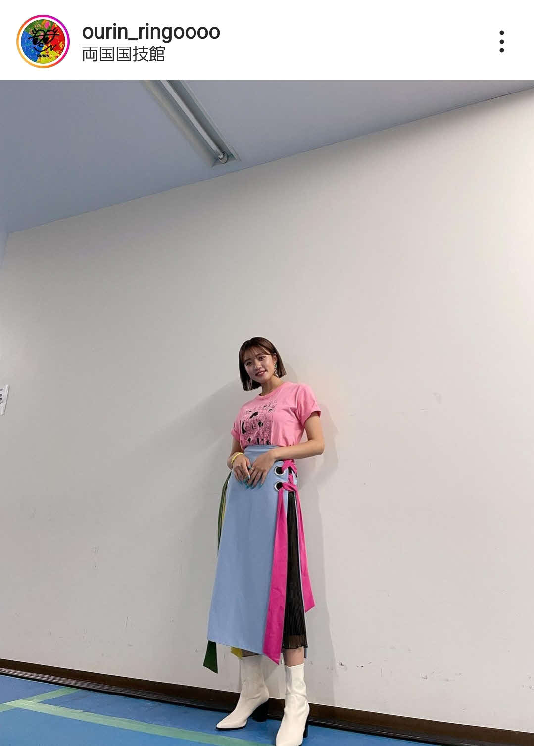 24時間テレビ出演時の模様をアップ（王林インスタグラムより）