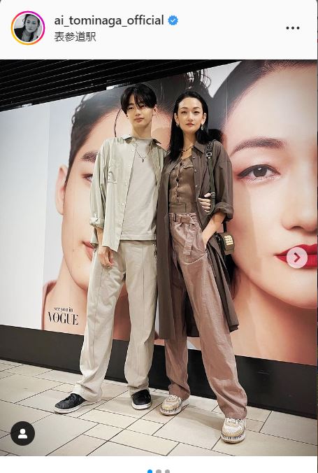 冨永愛のインスタグラムより