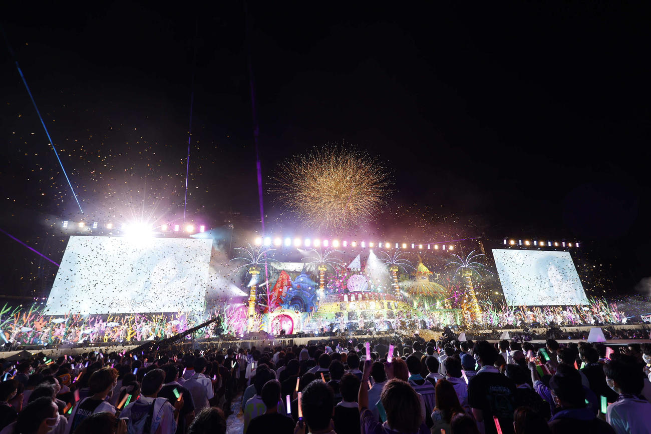 乃木坂46の「真夏の全国ツアー2022」千秋楽で打ち上がる花火