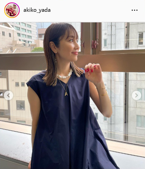 矢田亜希子のインスタグラムより
