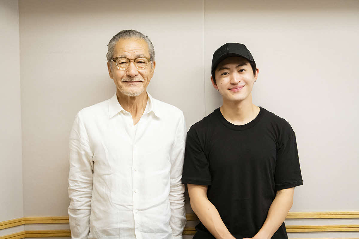 ラジオ番組で共演した大竹まこと（左）とGENERATIONS from EXILE TRIBEの佐野玲於