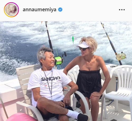 梅宮アンナのインスタグラムより