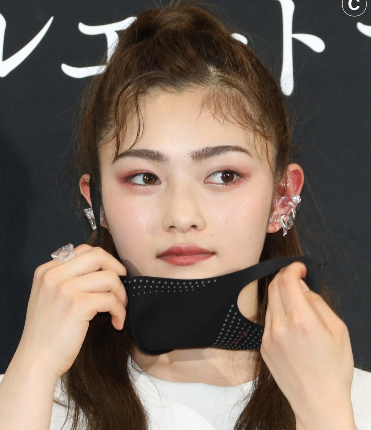 井上咲楽（2021年4月14日撮影）