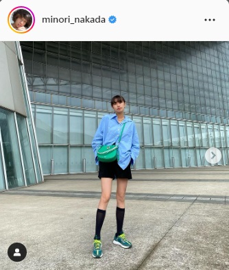 中田みのりのインスタグラムより