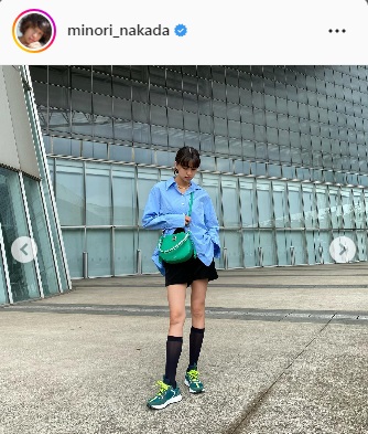 中田みのりのインスタグラムより