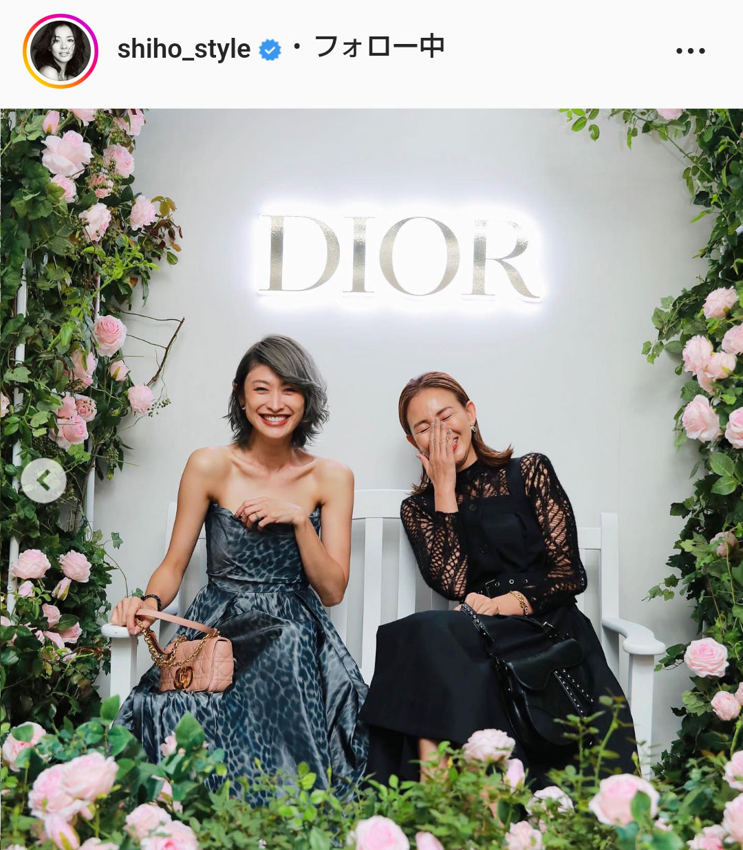 SHIHOのインスタグラムより
