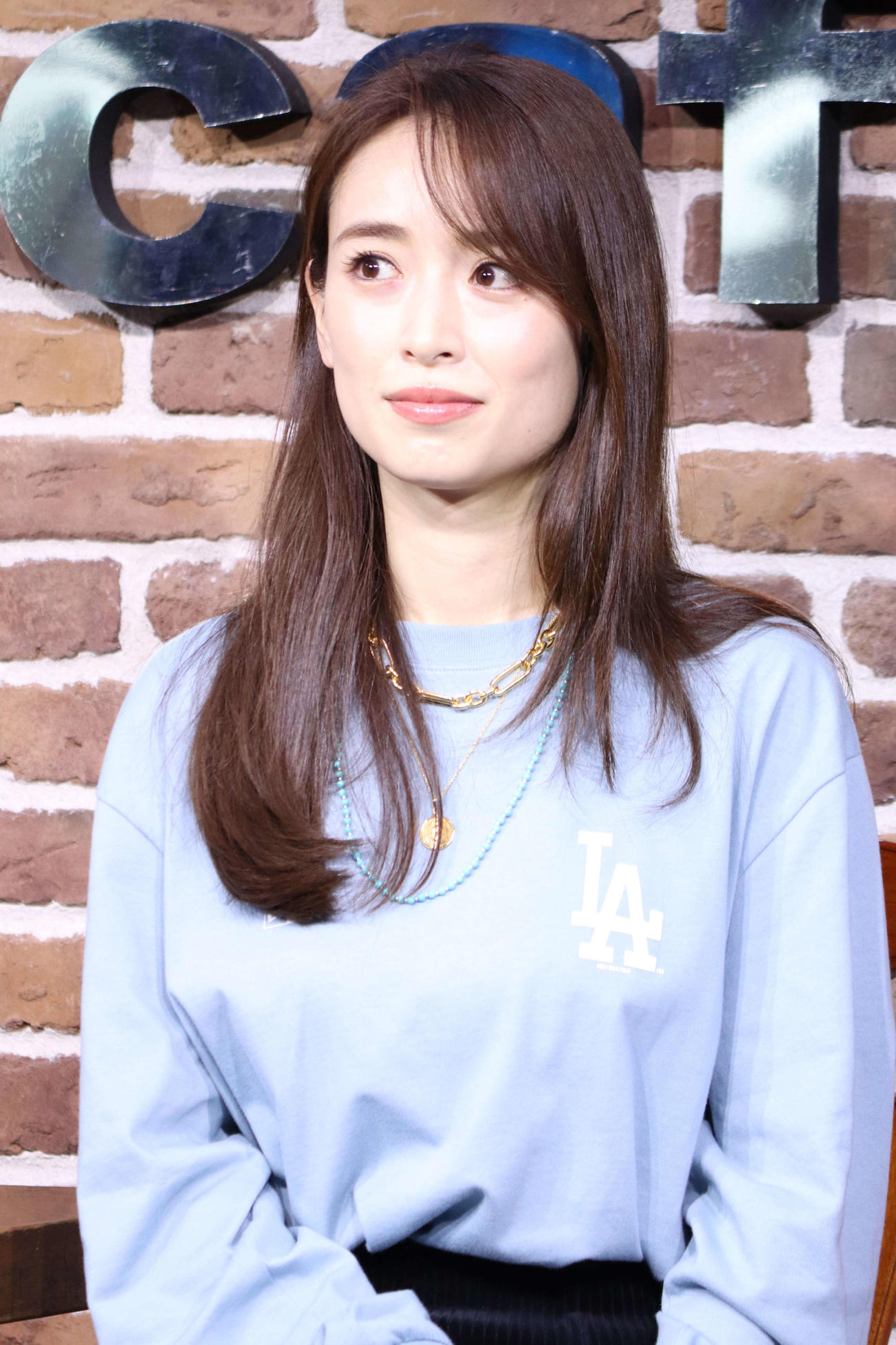 「MLB×Oggi presents BALLPARK in TOKYO」に登壇した泉里香（撮影・加藤理沙）