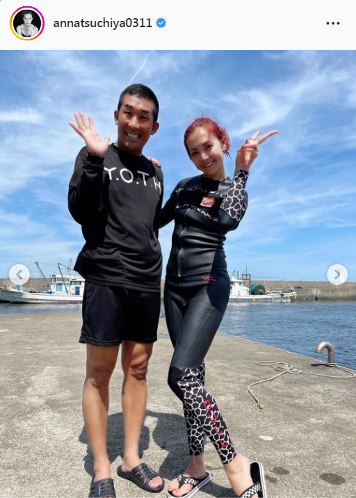 土屋アンナのインスタグラムより
