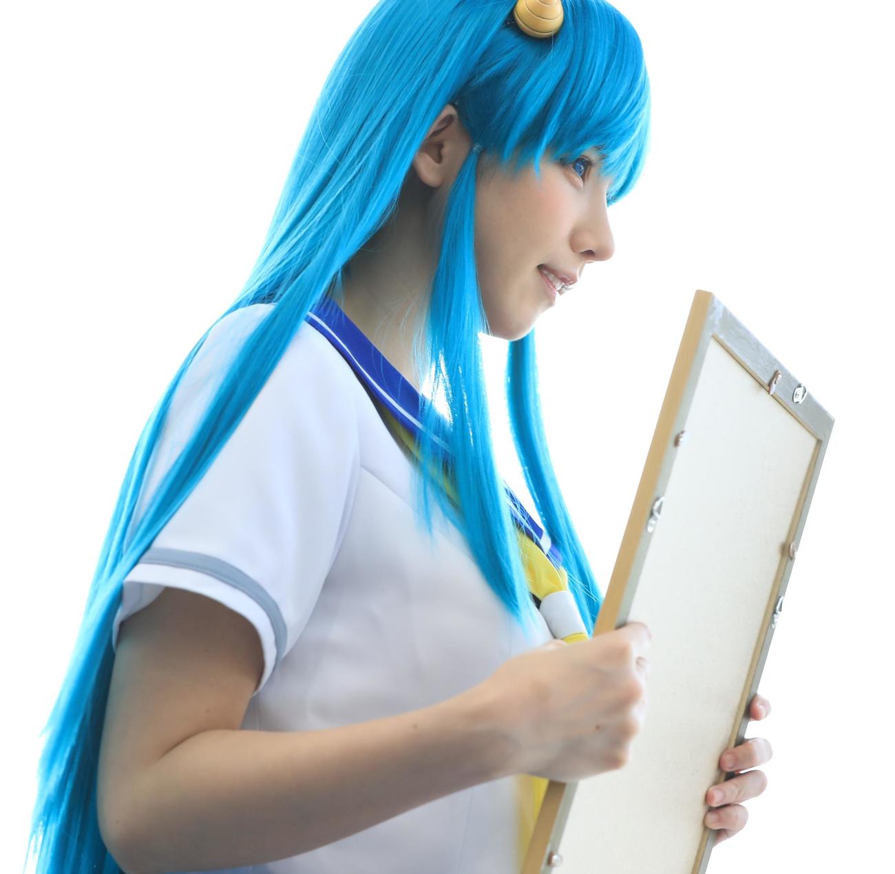 コスプレ写真集「こすみっくわーるど」発売記念イベントを後にするえなこ（撮影・藤塚大輔）