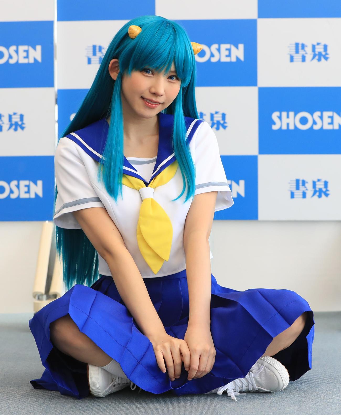 コスプレ写真集「こすみっくわーるど」発売記念イベントに登壇したえなこ（撮影・藤塚大輔）