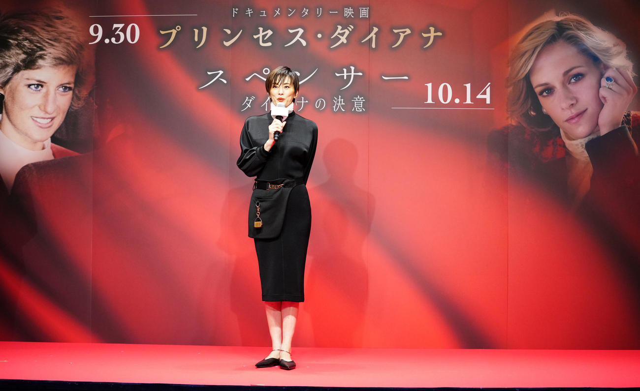 「ダイアナプロジェクト・キックオフイベント」に臨むアンバサダーの米倉涼子（撮影・江口和貴）