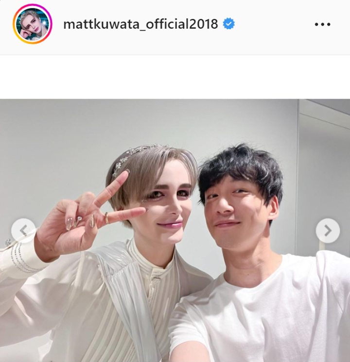 MATTのインスタグラムより