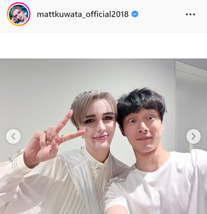 MATTのインスタグラムより
