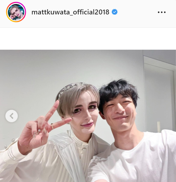 MATTのインスタグラムより