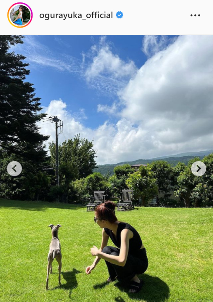 小倉ゆうかのインスタグラムより
