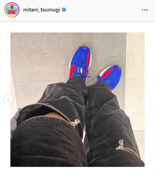 三谷紬アナのインスタグラムより