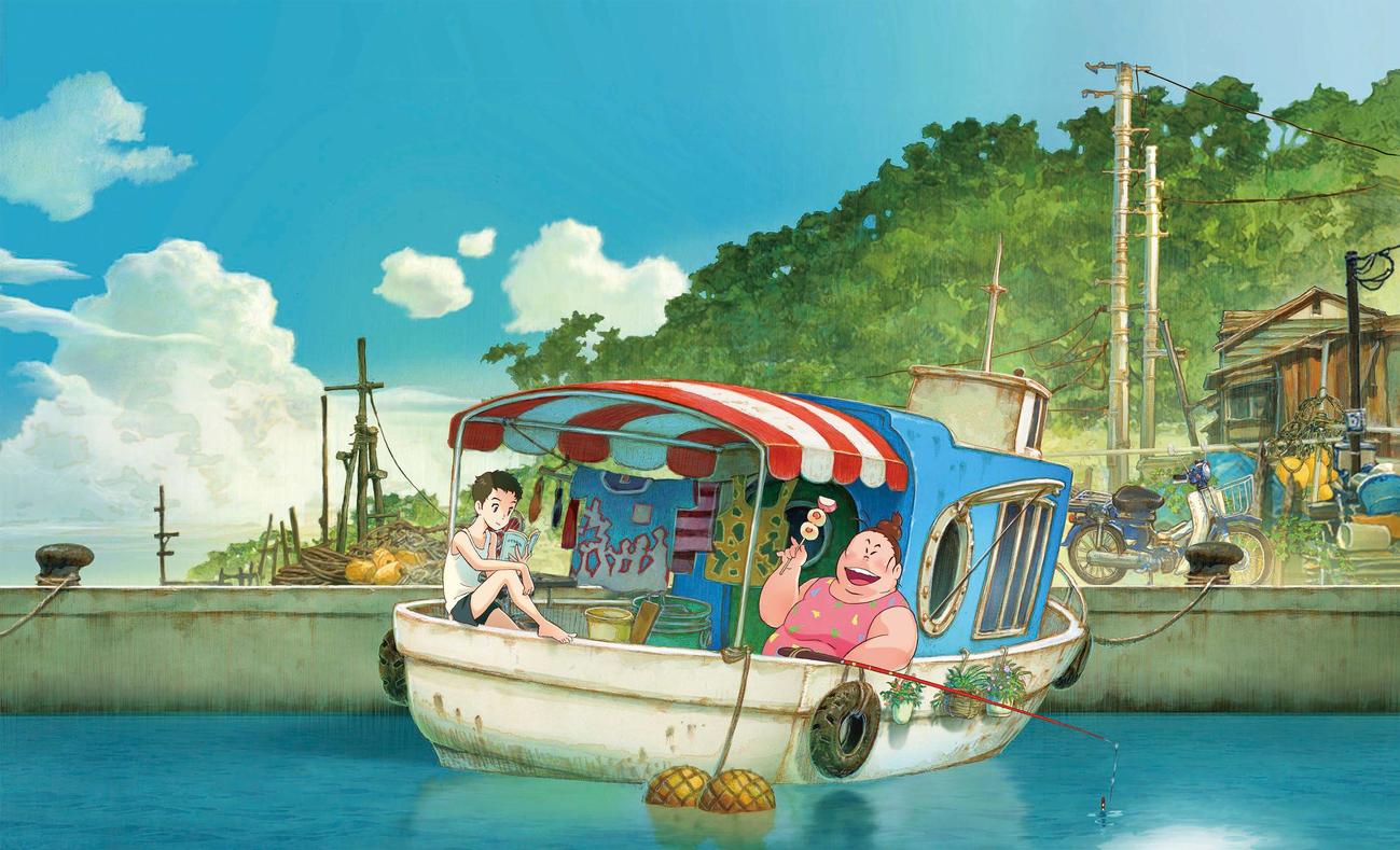 NHKEテレで地上波初放送が決まった劇場アニメ映画「漁港の肉子ちゃん」（C）2021「漁港の肉子ちゃん」製作委員会