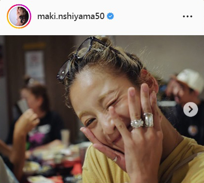 西山茉希のインスタグラムより