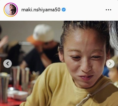 西山茉希のインスタグラムより