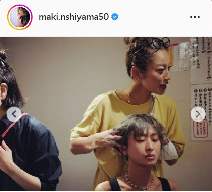 西山茉希のインスタグラムより