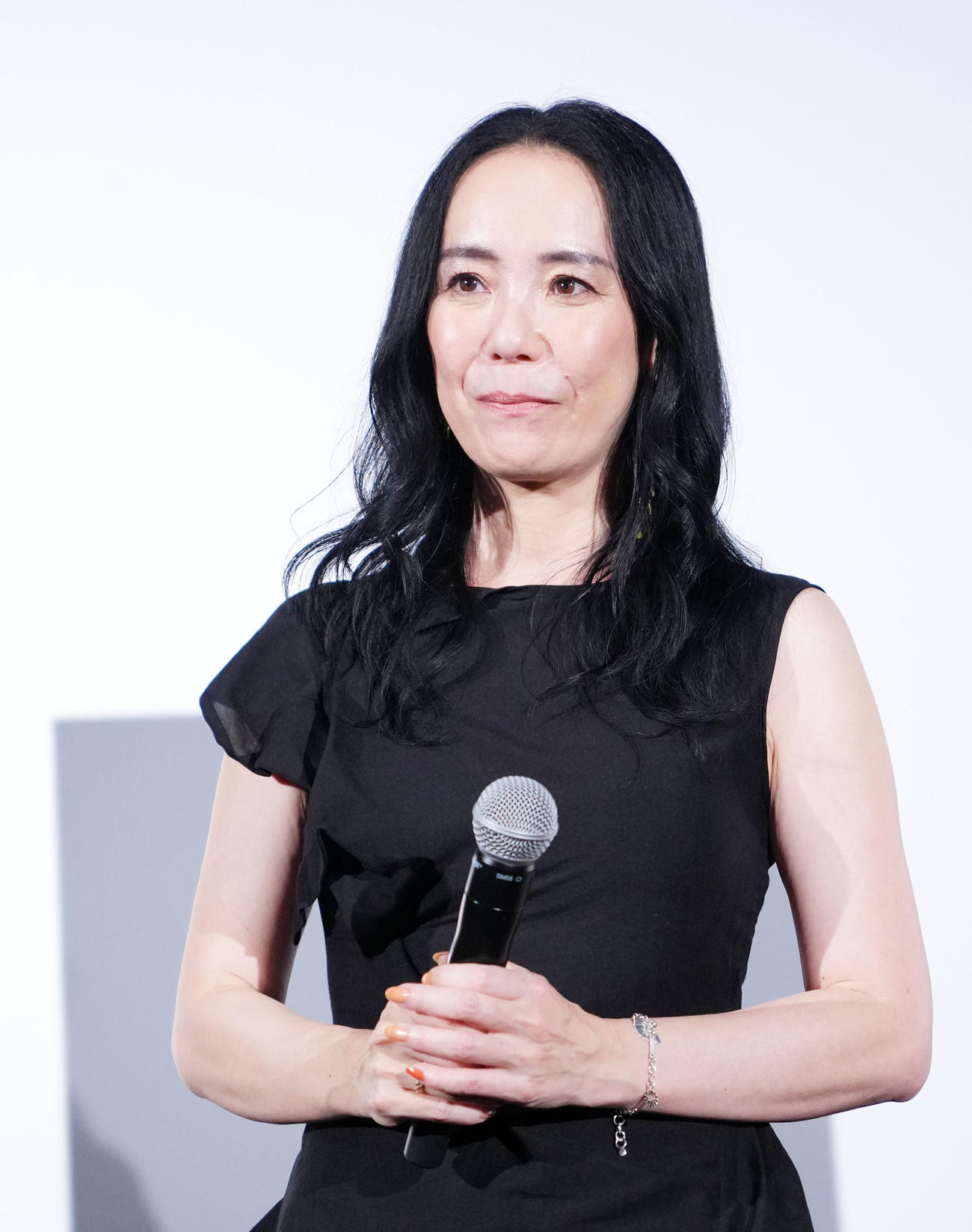 2022年5月23日、「東京2020オリンピックSIDE：A」完成披露試写会舞台あいさつに登壇した河瀬直美総監督