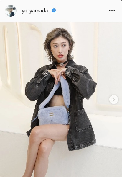 山田優のインスタグラムより