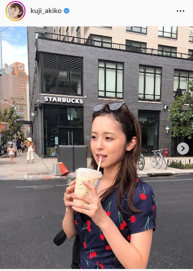 久慈暁子インスタグラムより