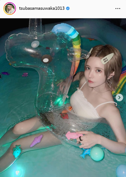 益若つばさのインスタグラムより
