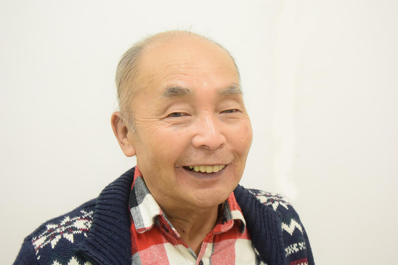 ザ・ニュースペーパーの渡部又兵衛さん（17年12月）
