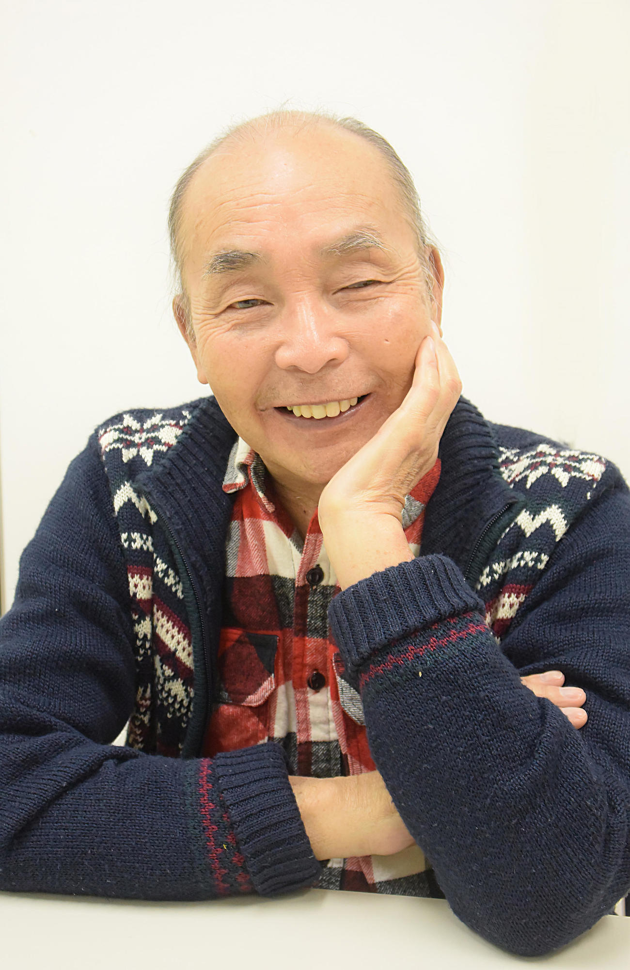 ザ・ニュースペーパーの渡部又兵衛さん（17年12月）