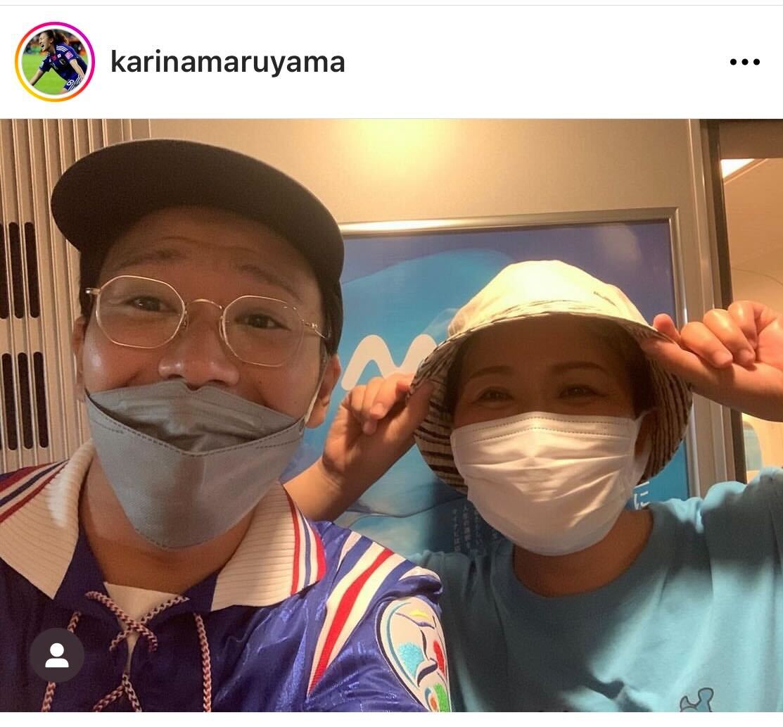 丸山桂里奈のインスタグラムより