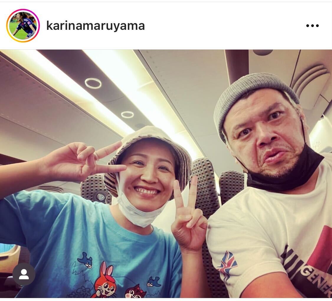 丸山桂里奈のインスタグラムより