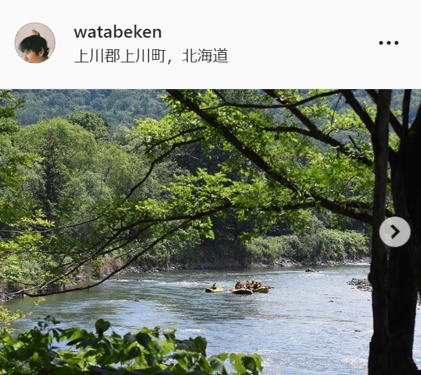 渡部建のインスタグラムより