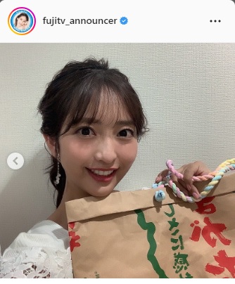 フジテレビアナウンサー公式インスタグラムより