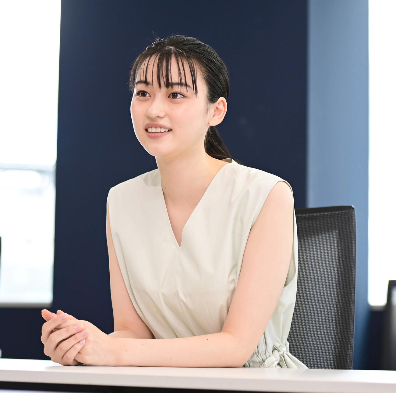 映画「月の満ち欠け」への出演など活躍の場を広げている菊池日菜子（撮影・小沢裕）