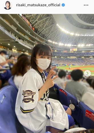 松風理咲のインスタグラムより