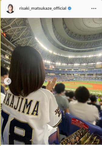 松風理咲のインスタグラムより