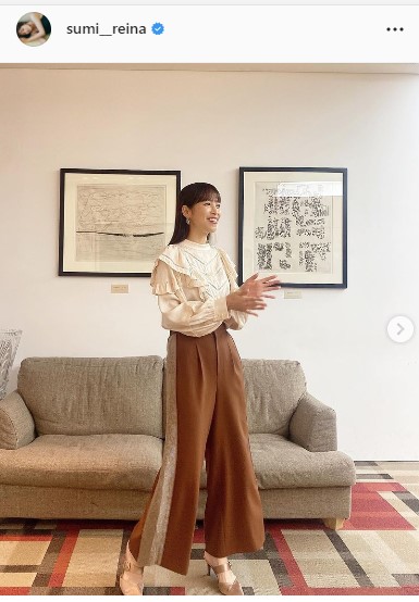 鷲見玲奈インスタグラムより