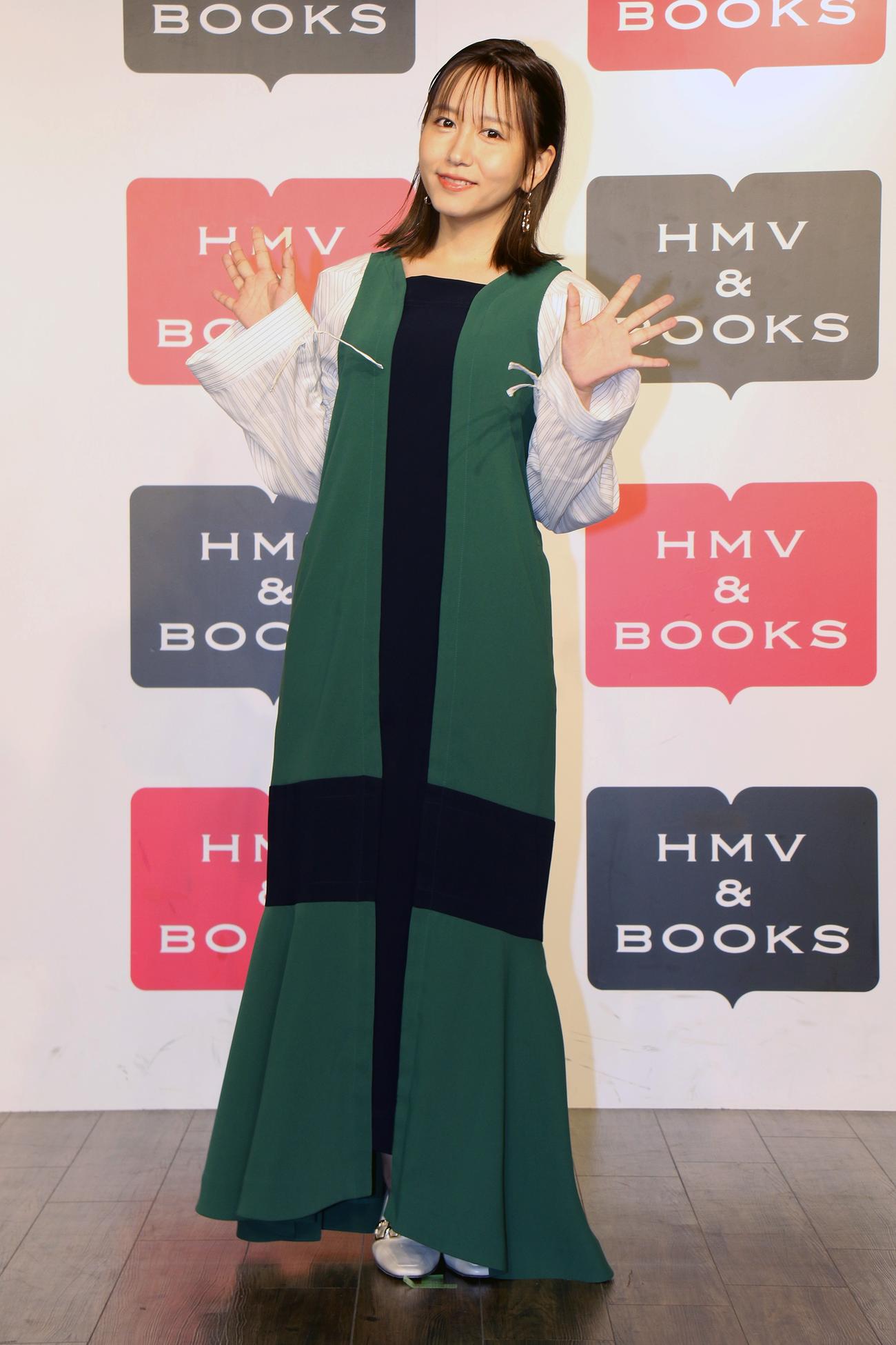 フォトエッセー「器用じゃないけど。」発売記念イベントを行った大場美奈